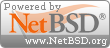 Powered my NetBSD Logo